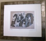 -System- (limitierter, signierter Druck 397/1000) Wolfram Ketz (Beuys-Schüler) Blattgröße: 60 x 50 Bildgröße:  35 x 25,5 Maße kompl. mit Rahmen 64 x 56