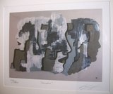 -System- (limitierter, signierter Druck 397/1000) Wolfram Ketz (Beuys-Schüler) Blattgröße: 60 x 50 Bildgröße:  35 x 25,5