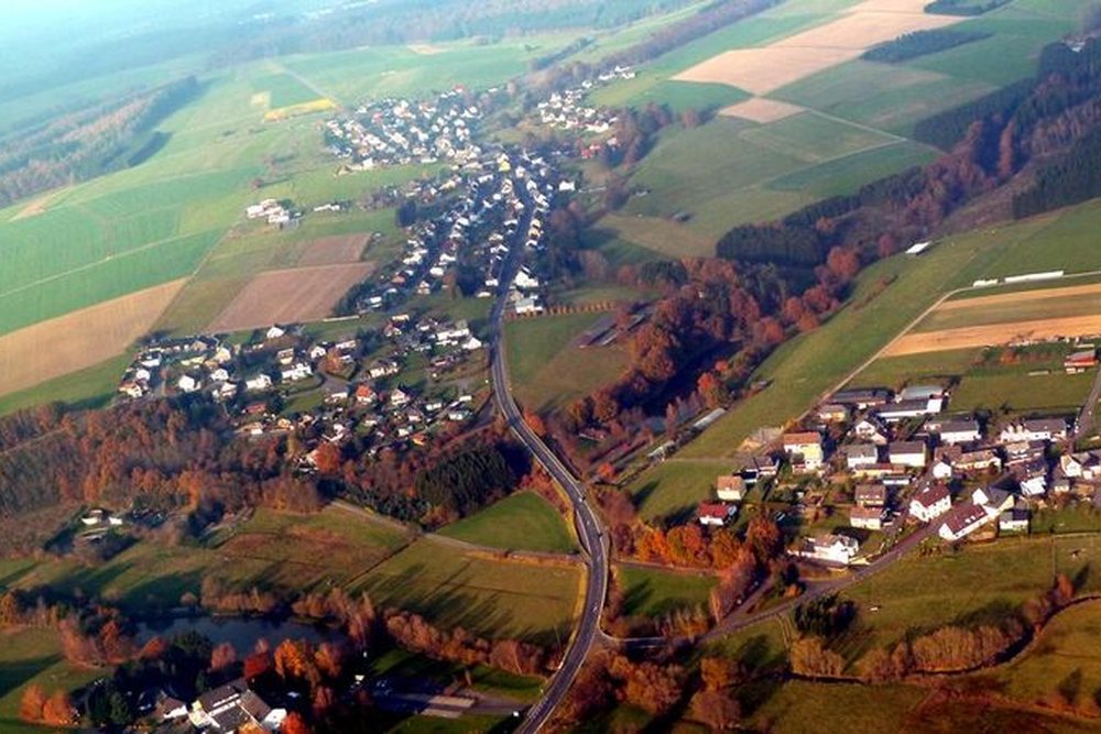 Luftaufnahme von Mudenbach im Westerwald